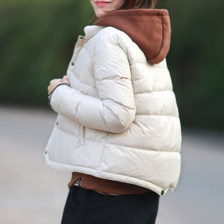 Minda™ | Retro Style Short Thermal Down Jacket