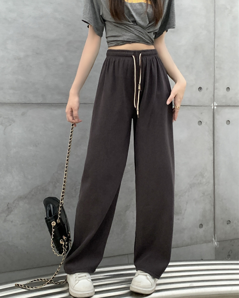 Priscilla™ | Laidback Style High Waist Wide Leg Pants