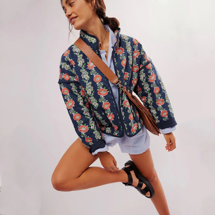 Giovanna™ | Modern Style Traditional Floral Quilted Jacket