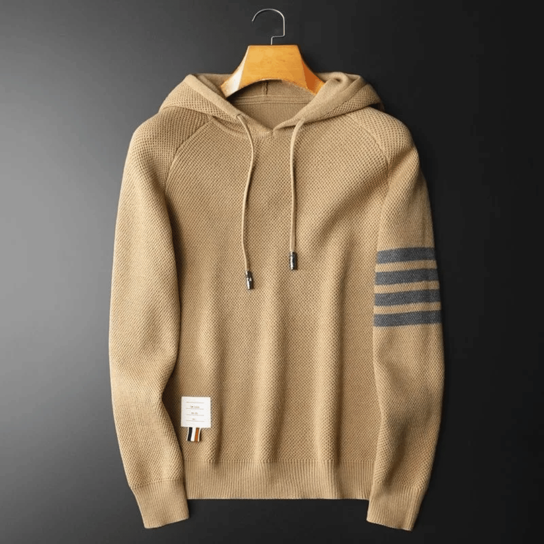 Coen™ | Textured Fabric Premium Hooded Sweatshirt