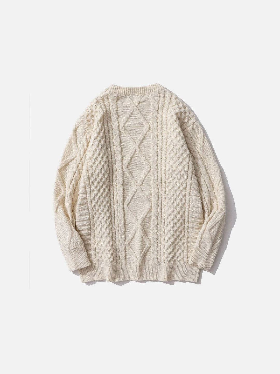 Analeigh™ | Retro Style Textured Knit Sweater