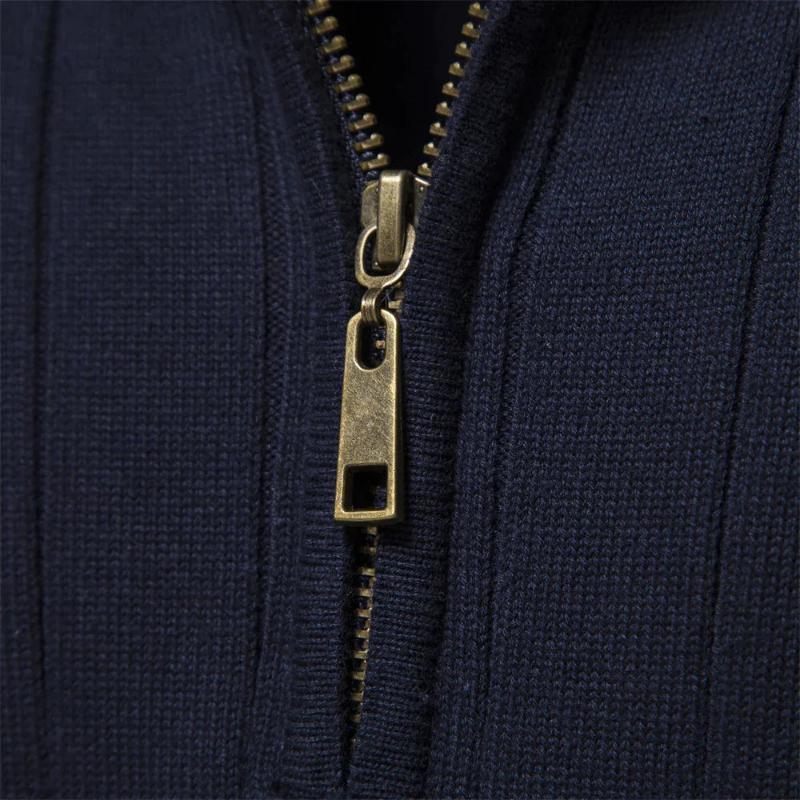 Jack Faelan | Ribbed Zip Sweater