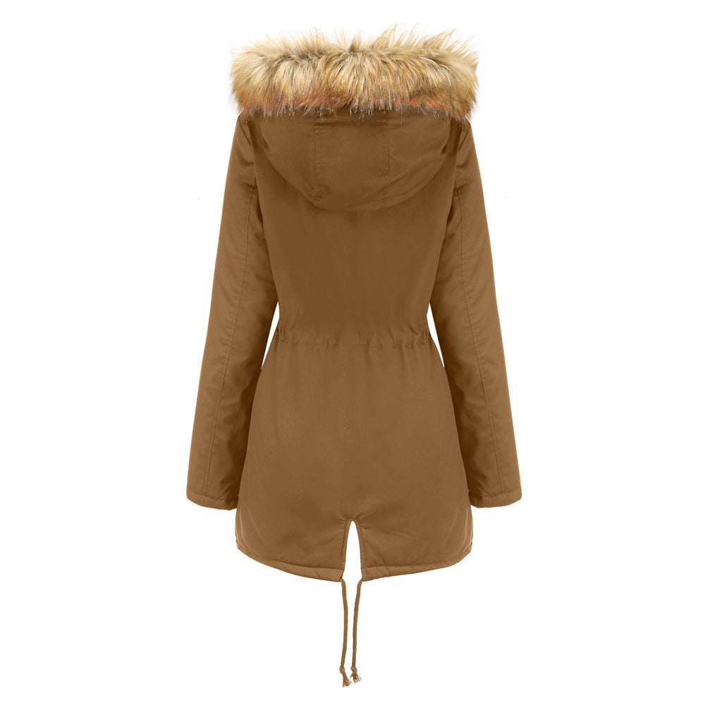 Freya™ | Autumn-Winter Hooded Warm Velvet Fur Coat