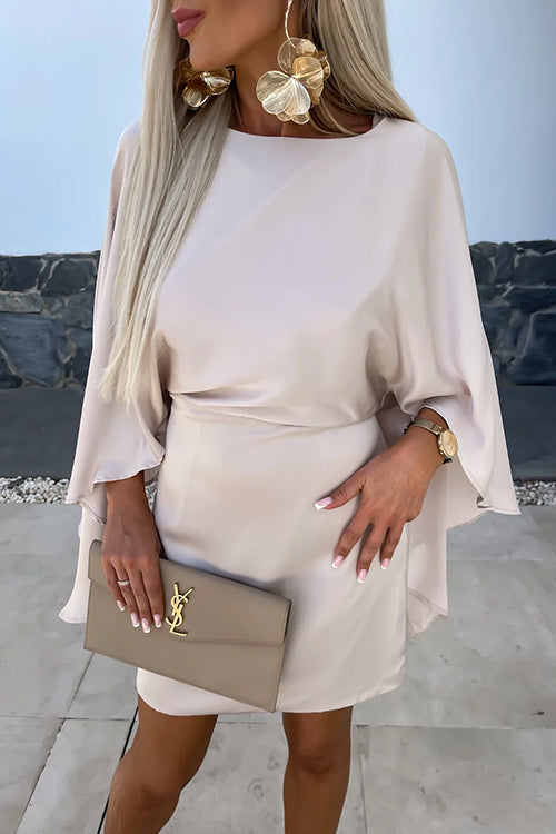 Xiomara™ | Elegant Batwing Sleeve Mini Dress