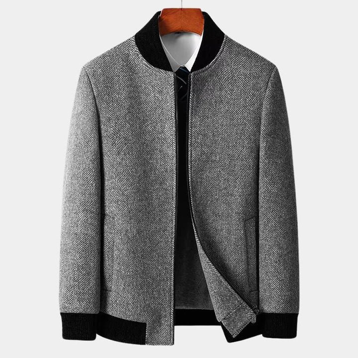 Laurice™ | Weave Pattern Classic Wool Jacket