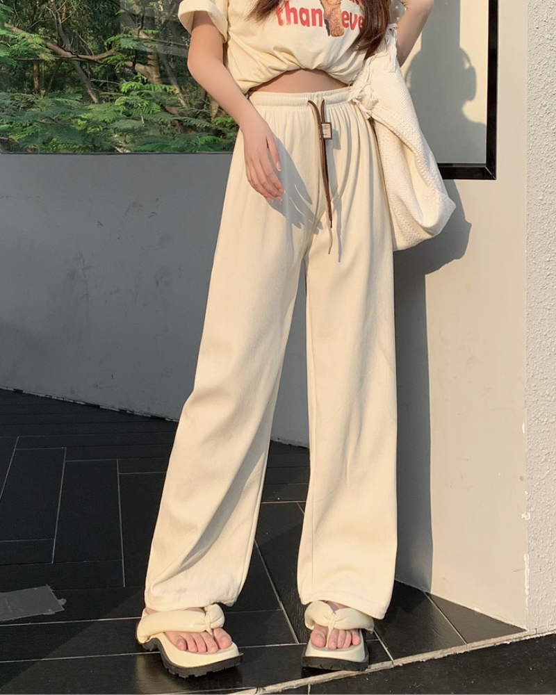 Priscilla™ | Laidback Style High Waist Wide Leg Pants