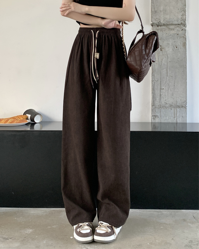 Priscilla™ | Laidback Style High Waist Wide Leg Pants