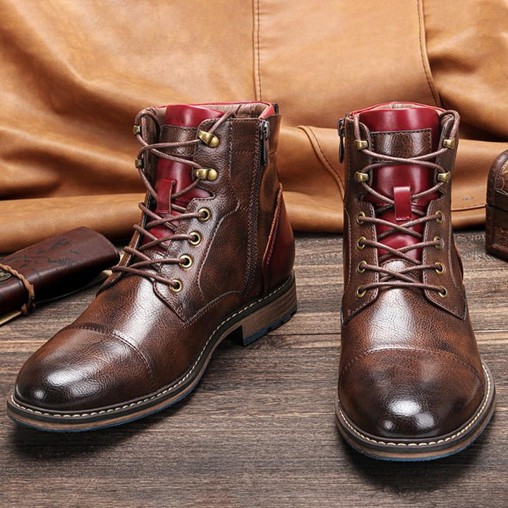 Ronan™ | Handmade premium leather Oxford boots for timeless style and comfort