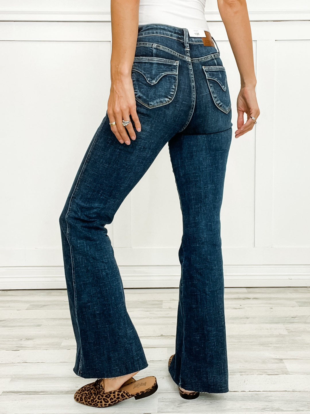 Claudette™ | High Waist Tummy Control Flared Denims