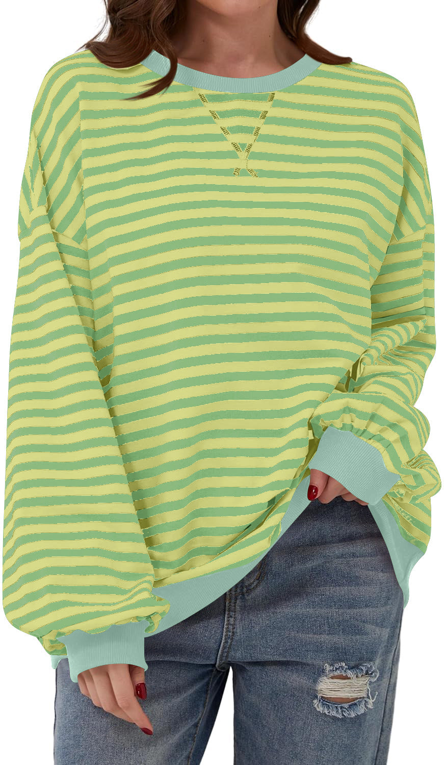 Keira™ | Casual Striped Loose Fit Sweater