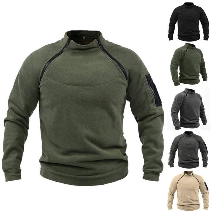 Renard™ | Modern Stand Collar Dual Zip Warm Sweater