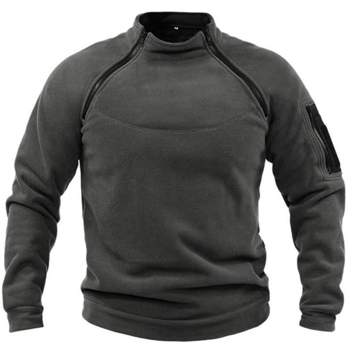 Renard™ | Modern Stand Collar Dual Zip Warm Sweater