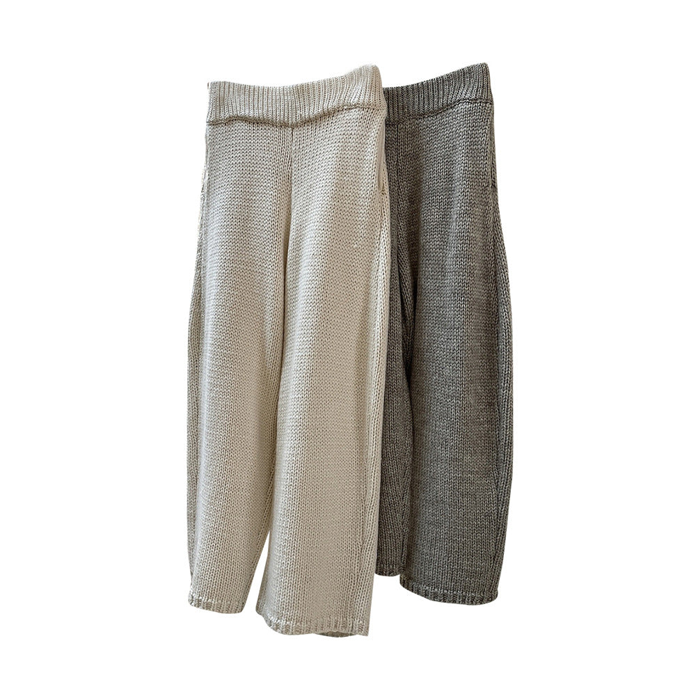 Arlee™ | Warm Merino Wool Knit Wide Leg Lazy Pants