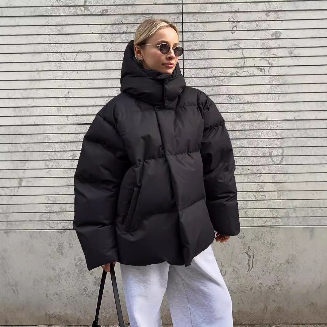 Yulia™ | Modern Style Detachable Hood Warm Puffer Jacket