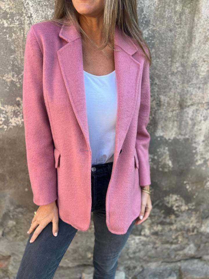 Mathilda™ | Casual Single-Breasted Woolen Lapel Coat