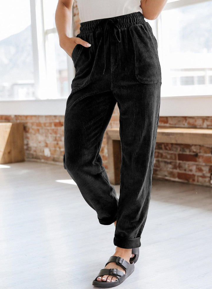 Gwynn™ | Autumn-Winter Drawstring Corduroy Harem Pants