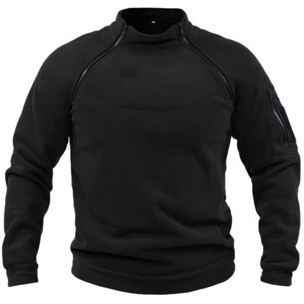 Renard™ | Modern Stand Collar Dual Zip Warm Sweater