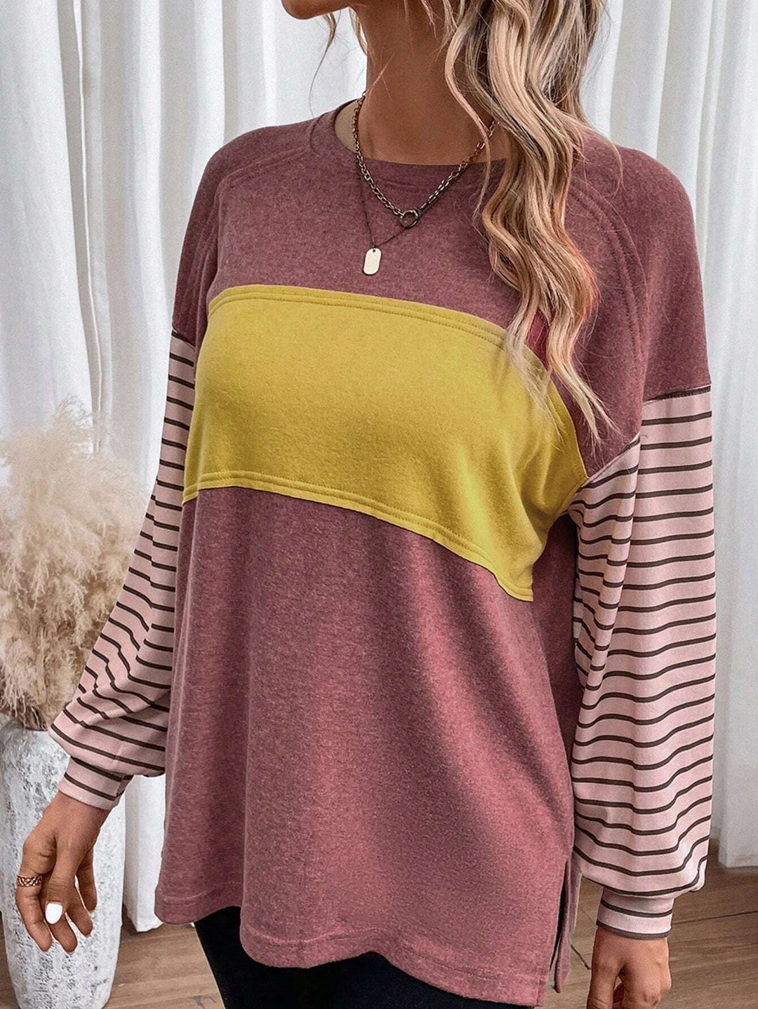 Vangie™ | Casual Lantern Sleeve Autumn-Spring Tunic Top