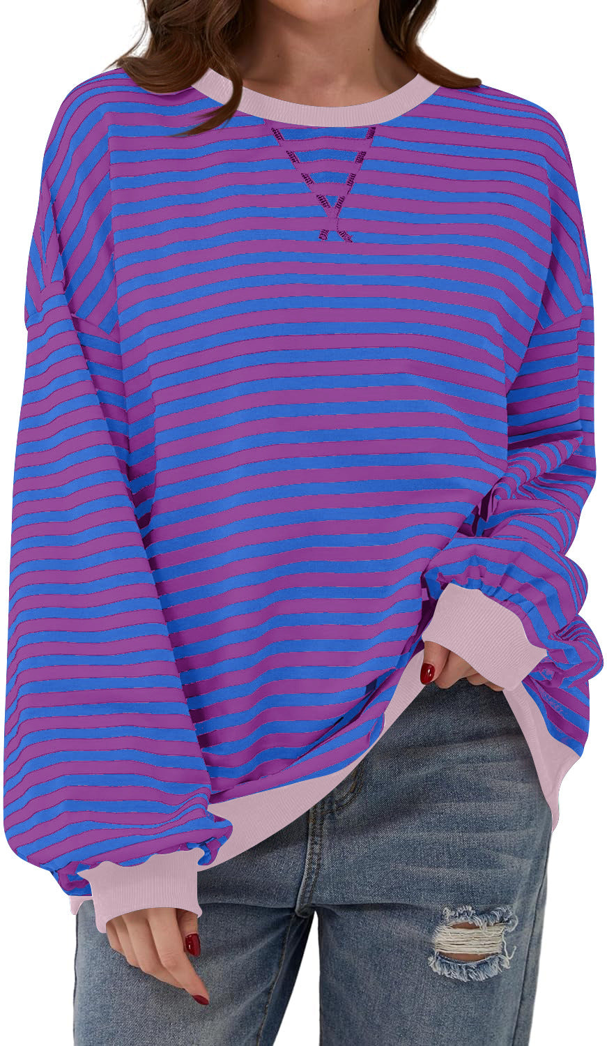 Keira™ | Casual Striped Loose Fit Sweater