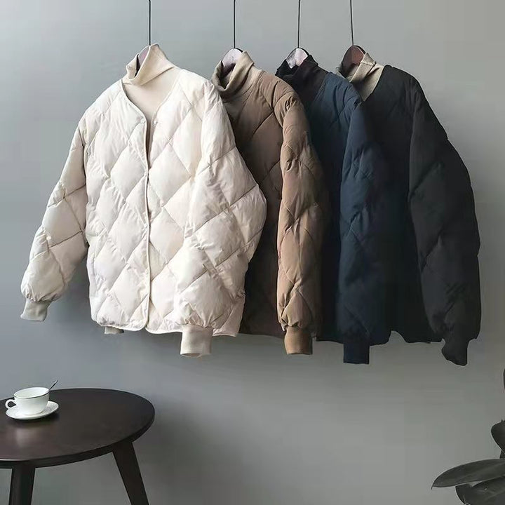 Imani™ | Diamond Quilted Thermal Casual Cotton Jacket