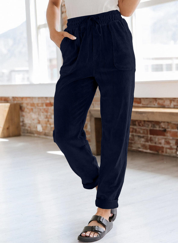 Gwynn™ | Autumn-Winter Drawstring Corduroy Harem Pants