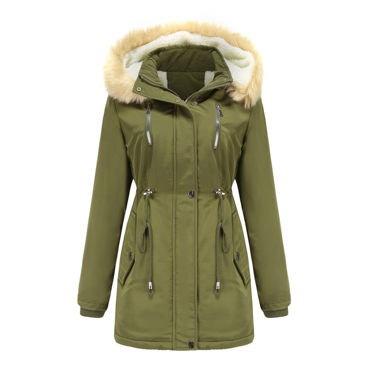 Ashleigh™ | Cashmere Lined Warm Detachable Fur Hood Jacket