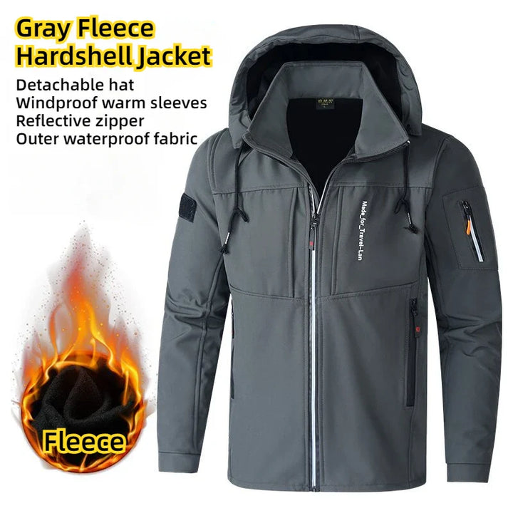 Keith™ | Fleece Lining Detachable Hood Jacket