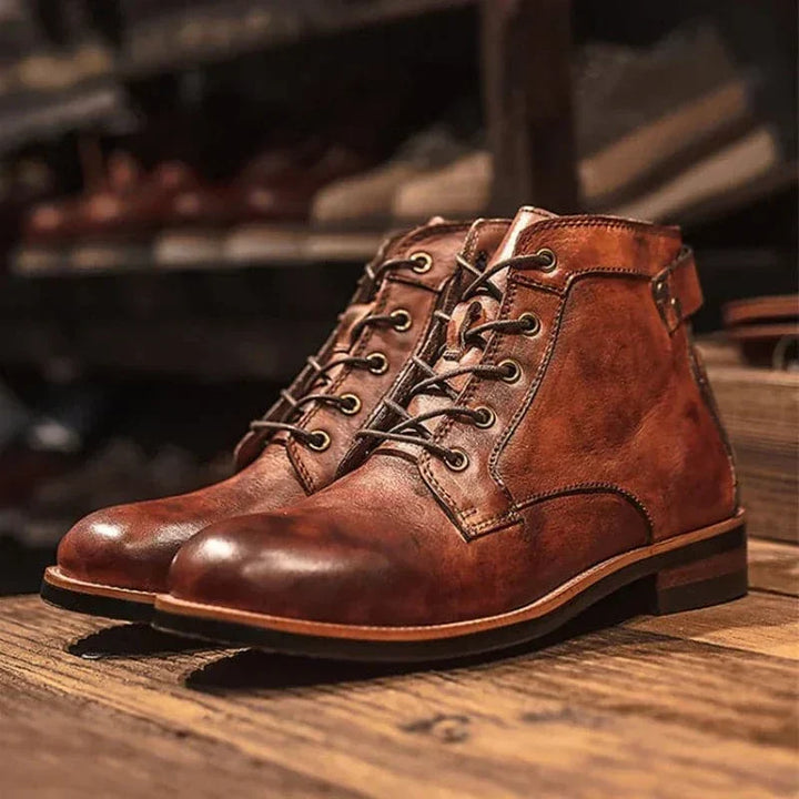 Gilmore™ | Rustic Style Leather Boots