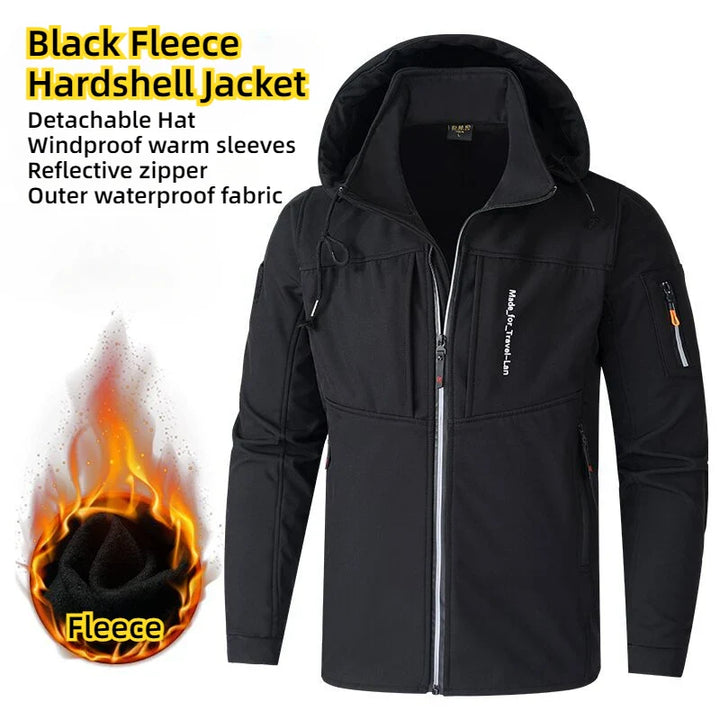 Keith™ | Fleece Lining Detachable Hood Jacket