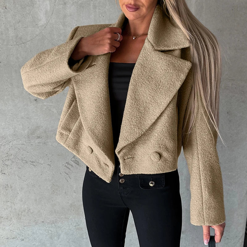 Angeline™ | Casual Stylish Solid Color Outerwear Jacket