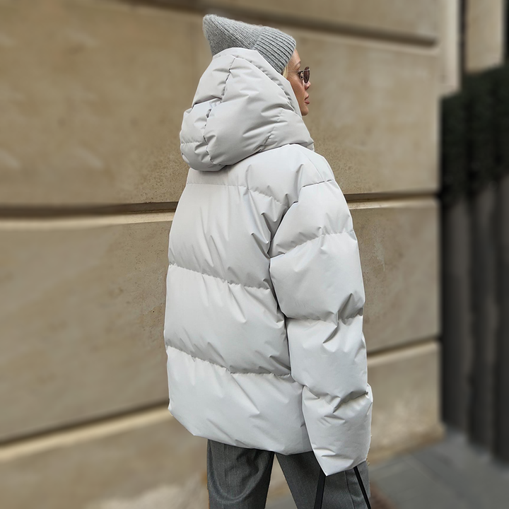 Yulia™ | Modern Style Detachable Hood Warm Puffer Jacket