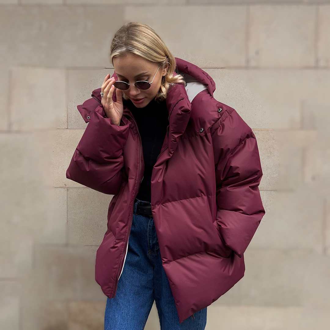 Yulia™ | Modern Style Detachable Hood Warm Puffer Jacket