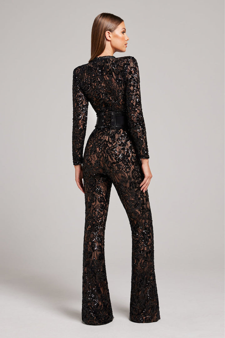 Midnight | Lace Elegance Jumpsuit