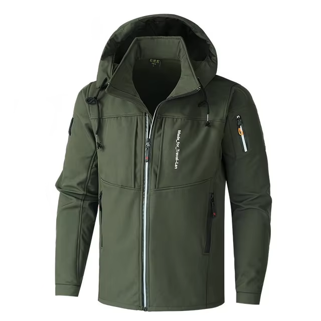 Keith™ | Fleece Lining Detachable Hood Jacket