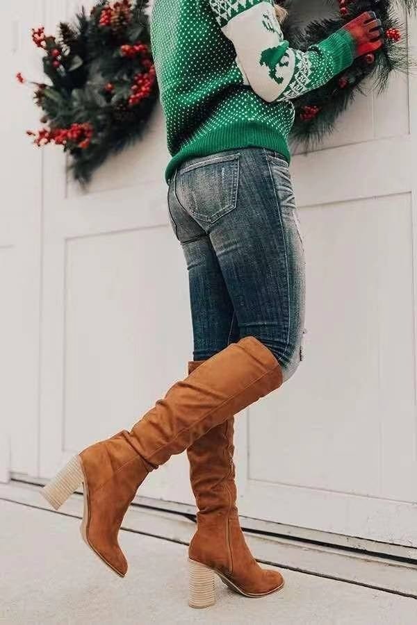 Lisette™ | Elegant Knee-Length Boots