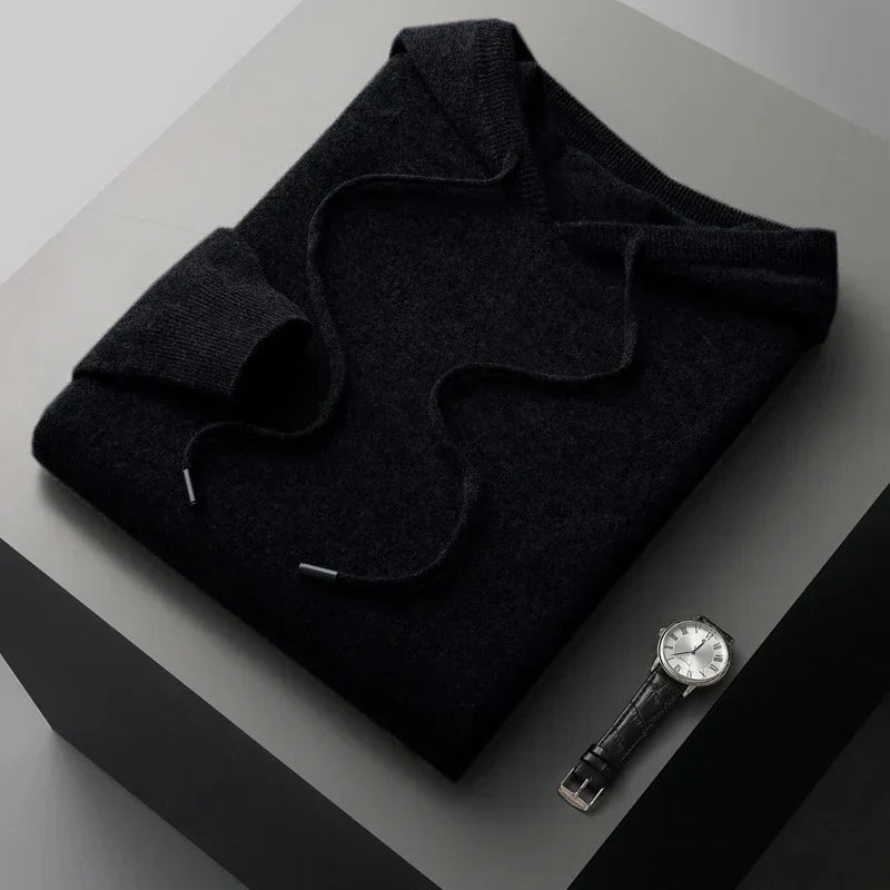 Andrew™ | Minimalist Premium Cashmere Hooded Sweatshirt