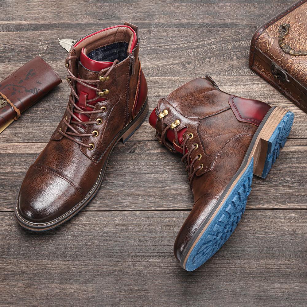 Ronan™ | Handmade premium leather Oxford boots for timeless style and comfort